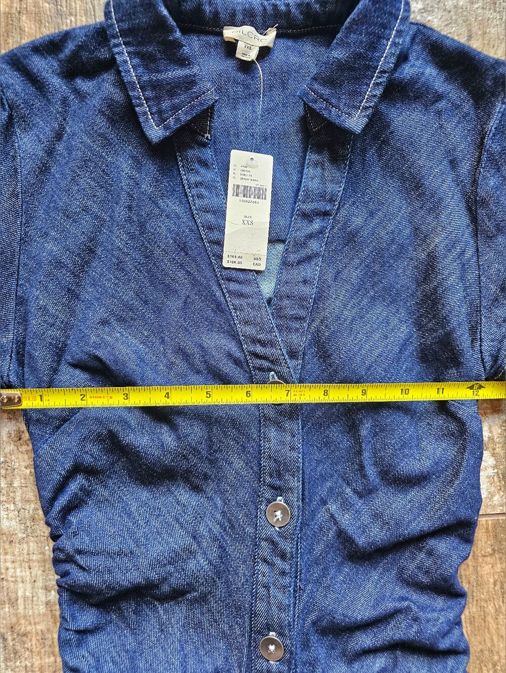 Pilcro Indigo Denim Midi Shirt Dress - Picture 8 of 8